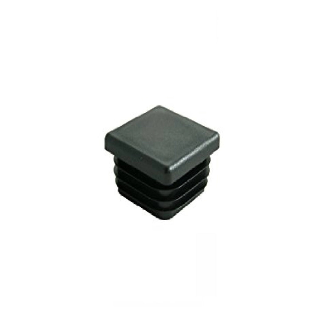 Tappo alettato quadrato plastica 4pz + misure sedie puntali gommino interno nero 35 X 35