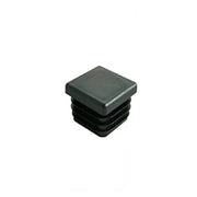 Tappo alettato quadrato plastica 4pz + misure sedie puntali gommino interno nero 35 X 35