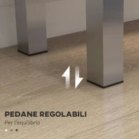 Scarpiera Moderna per 15-20 Paia di Scarpe, 5 Ripiani e Chiusura Ammortizzata, Bianco Lucido