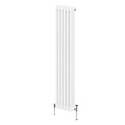 Termosifone Radiatore a 3 colonne per riscaldamento centralizzato verticale Bianco 180x29cm
