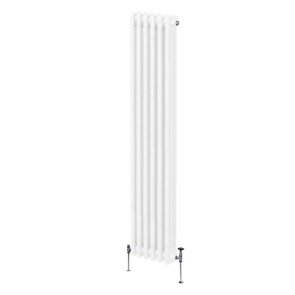 Termosifone Radiatore a 3 colonne per riscaldamento centralizzato verticale Bianco 180x29cm