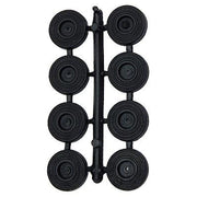 GOMMINO SOTTOSEDIA PRONTY - NERO D.MM 25 + VITE CF=PZ 8- 12 confezioni