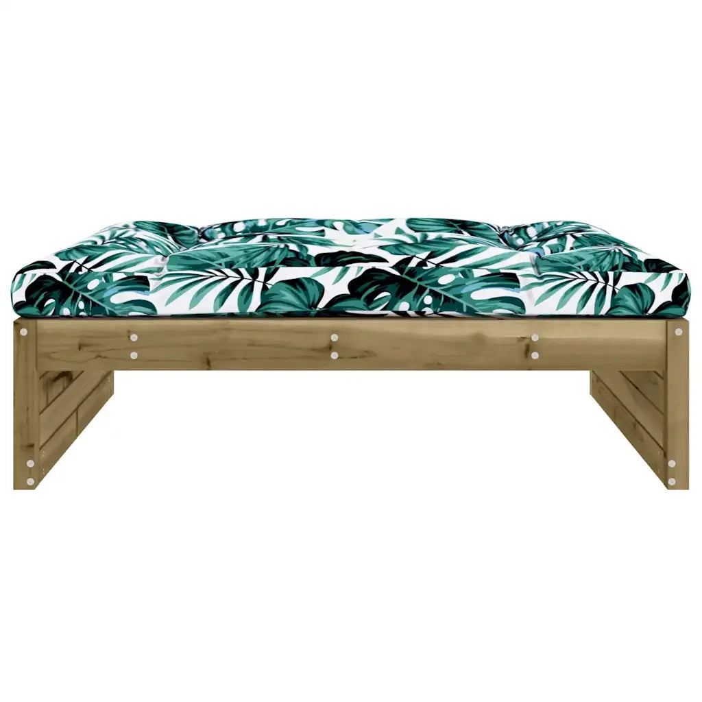 Poggiapiedi da Giardino 120x80 cm in Legno Impregnato di Pino 825771