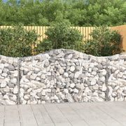 Cesti Gabbioni ad Arco 7 pz 200x50x100/120 cm Ferro Zincato 3145645