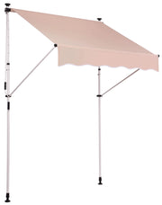 Tenda da sole Westerly con morsetto 350x120 cm,Beige