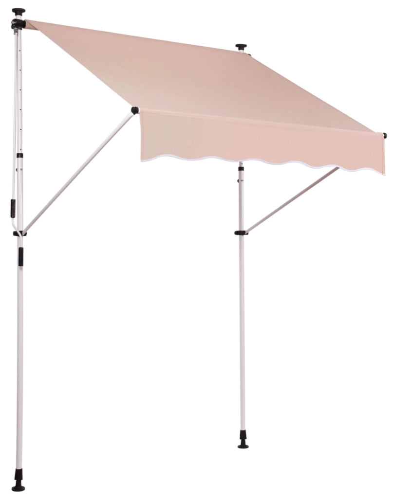 Tenda da sole Westerly con morsetto 350x120 cm,Beige