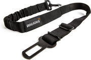 Sistema di trazione per auto - Cintura di sicurezza regolabile - Cintura di sicurezza con assorbimento dell'urto per tutti i tipi di auto e razze di cani - 60 a 80 cm - Nero