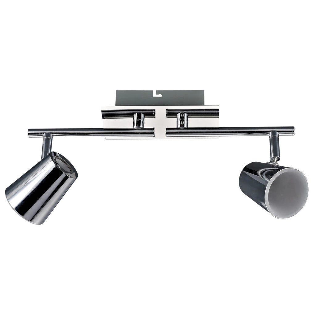 Plafoniera/Applique Italux Elmira LED 10W 2 luci cromo