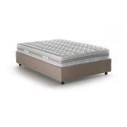 Abici, Letto Piazza e Mezza Materasso Incluso Made in Italy, Grigio Tortora
