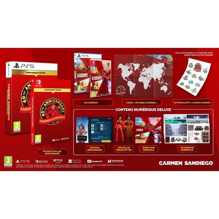 Carmen Sandiego 40th Anniversary Edition - Gioco per Nintendo Switch