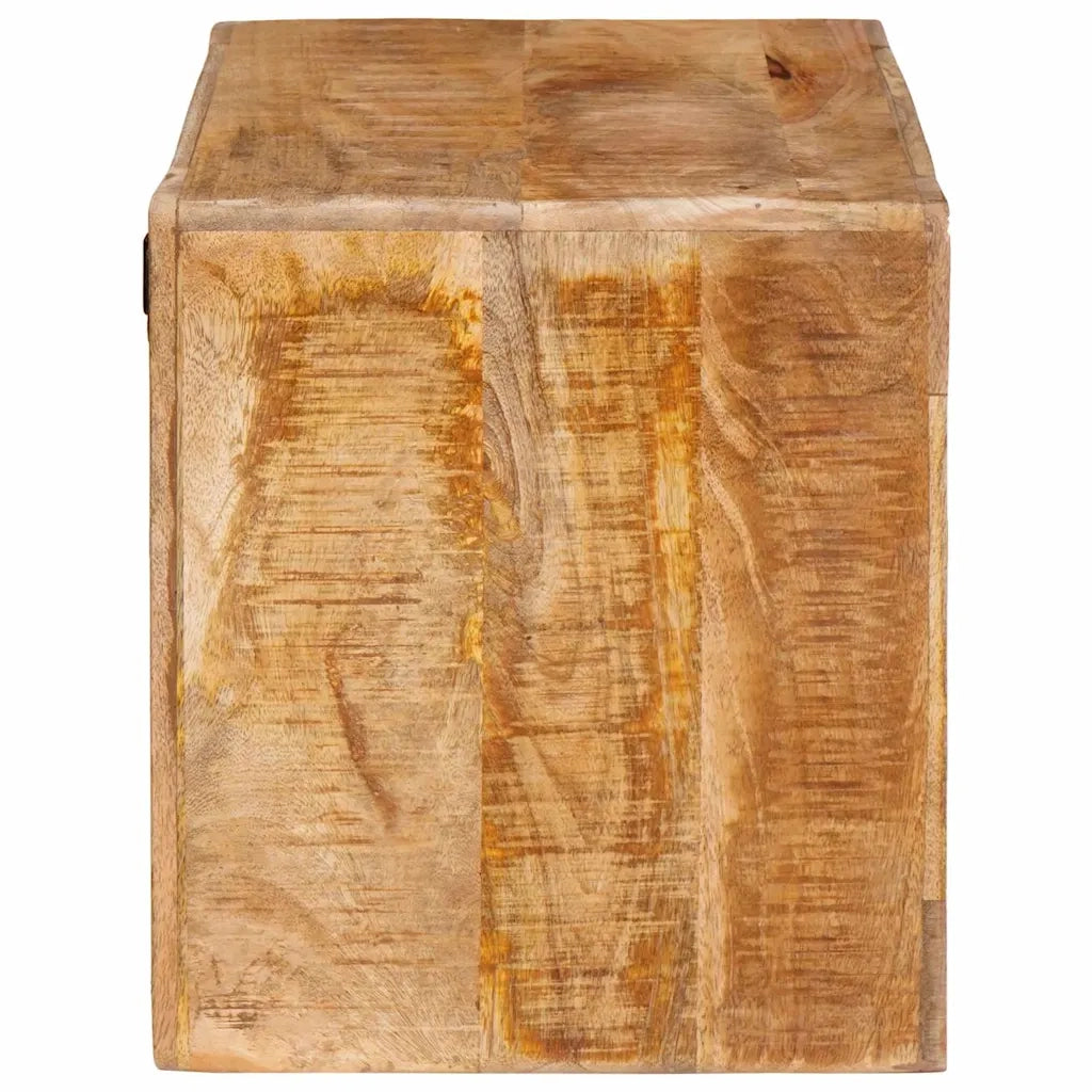 vidaXL Portabottiglie Marrone 44 x 30 x 35 cm legno massello di mango