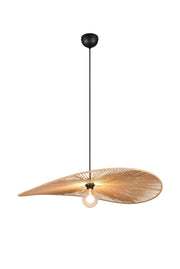 Lampada a sospensione, fibre naturali, D 78 cm, Laurine