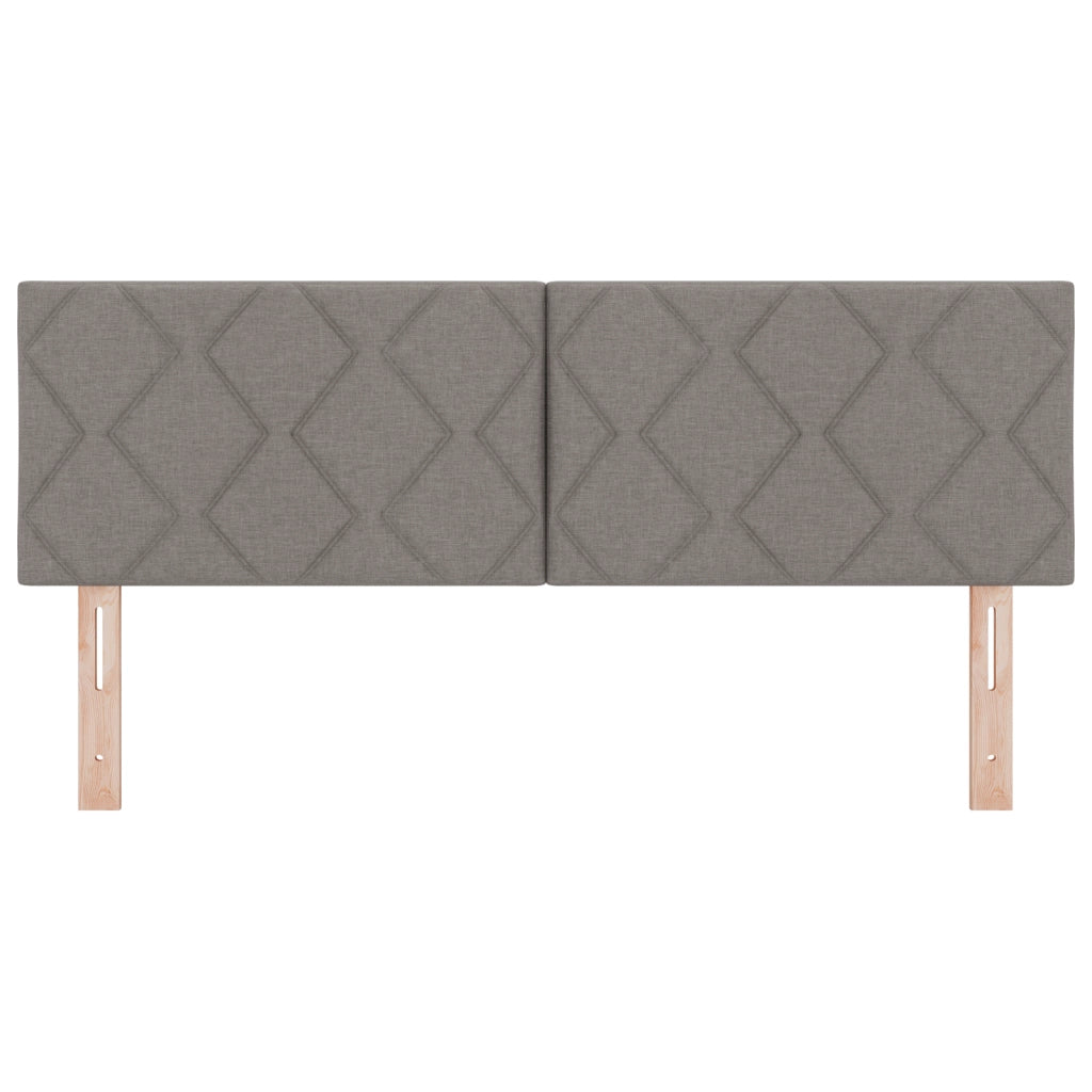 Testiera  Design Blocchi di Diamante Tortora 160 cm Tessuto