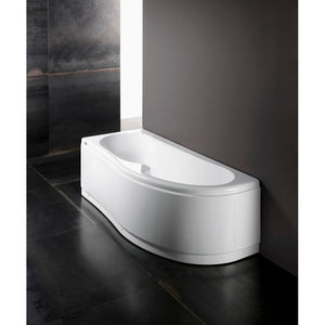 Guscio vasca 170 x 70 sx rettangolare serie genny con pannello