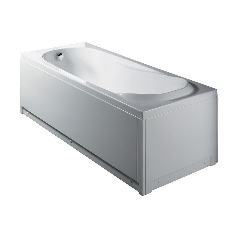 Guscio vasca 180 x 80 cm rettangolare serie shiro con pannelli