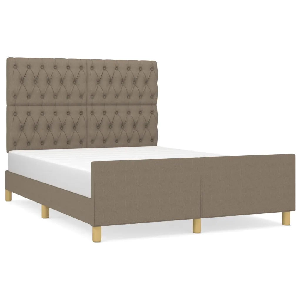 Giroletto senza Materasso Tortora 140x190 cm in Tessuto 3125296