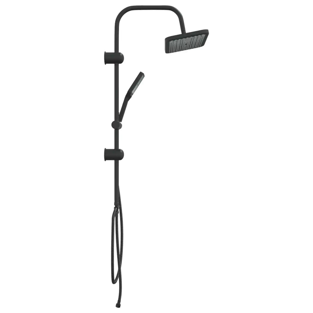 Sistema doccia con soffione Nero 48 x 30 x 100 cm Acciaio Inox 42053771