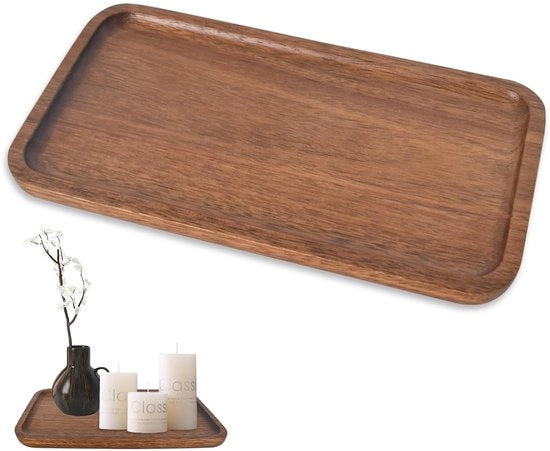 Scatola di lavoro in legno - Acacia - Design Retro - 1 pezzo