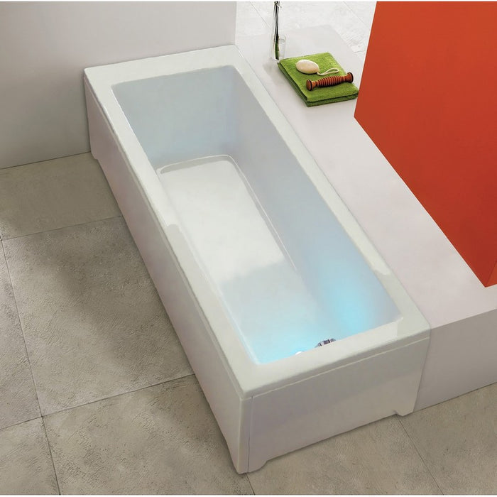 Guscio vasca 170 x 70 cm con pannelli rettangolare serie agata