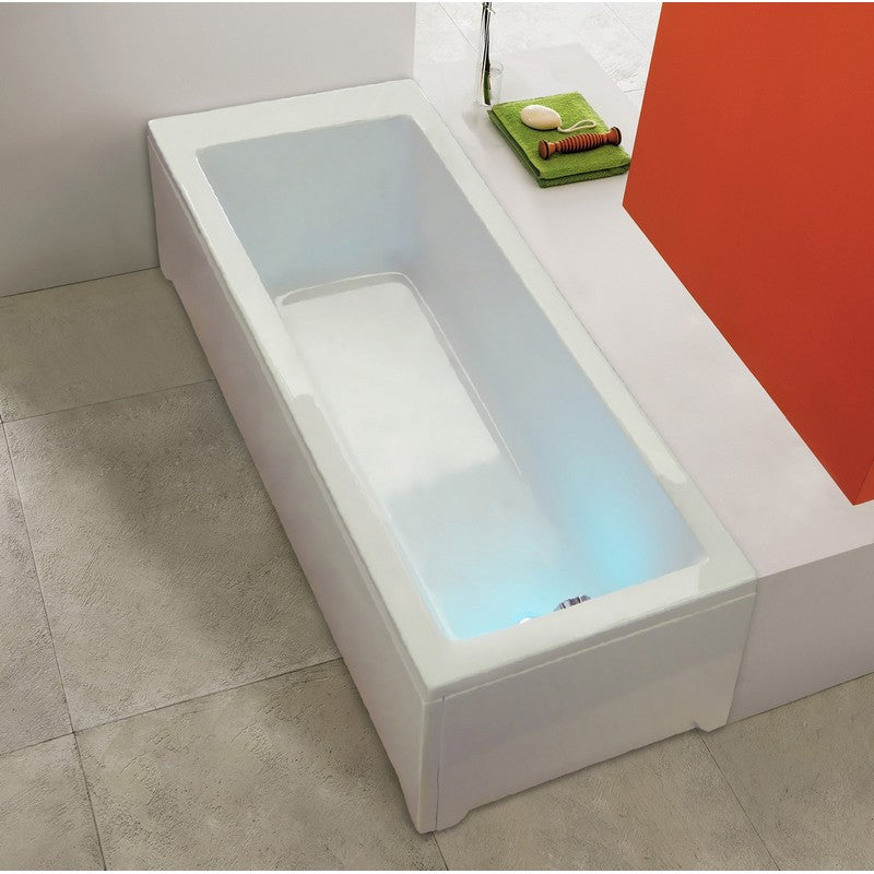 Guscio vasca 170 x 70 cm con pannelli rettangolare serie agata