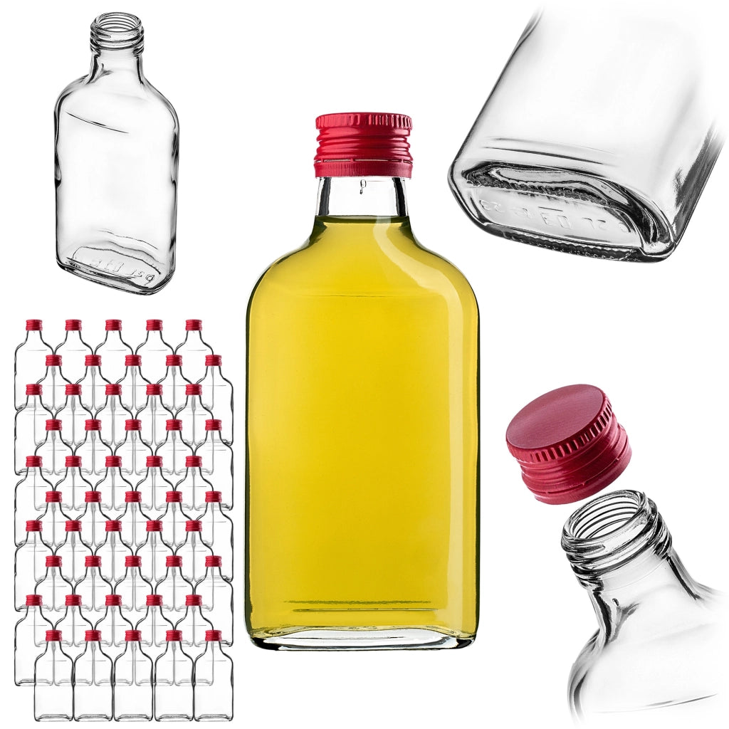 KADAX Butelka piersiówka 200ml BUT200 z zakrętką c