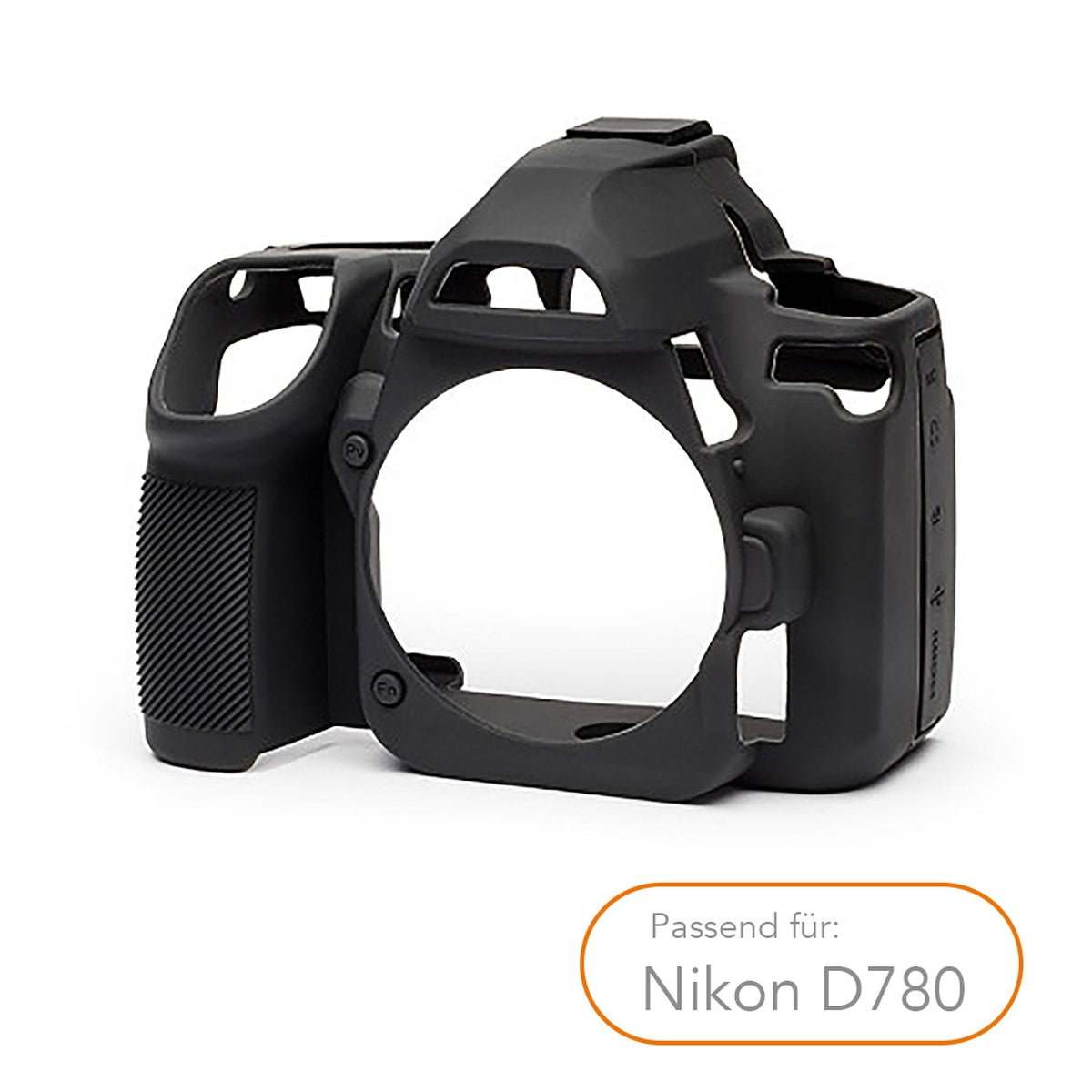 easyCover compatibile con Nikon D780 - copertura protettiva in silicone piacevolmente aderente, copertura per fotocamera - perfetta vestibilità, operatività senza limitazioni