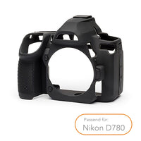 easyCover compatibile con Nikon D780 - copertura protettiva in silicone piacevolmente aderente, copertura per fotocamera - perfetta vestibilità, operatività senza limitazioni