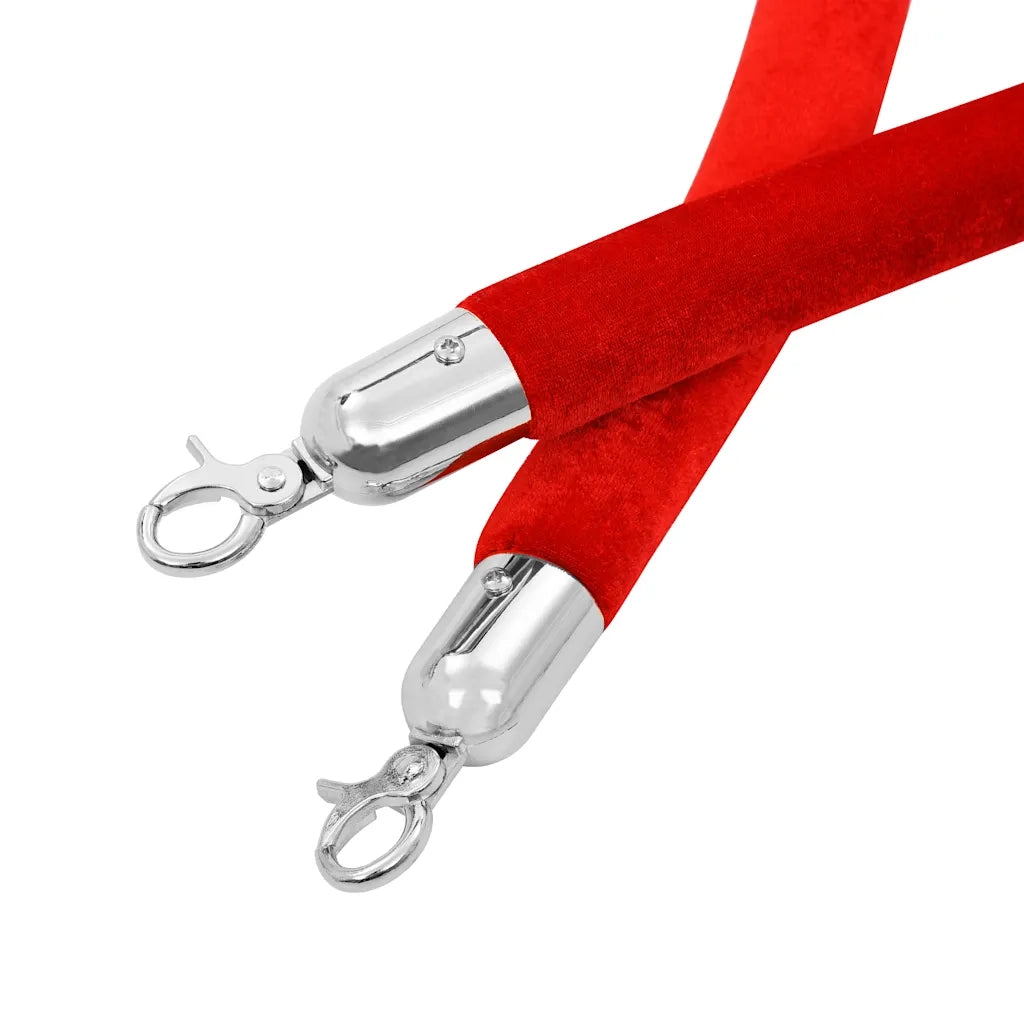 Cordone per Transenne Rosso e Argento in Velluto CFW2645460