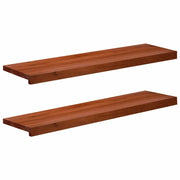 Tappeti per scale 2 pz 100 x 25 x 2 cm Marrone 3446151