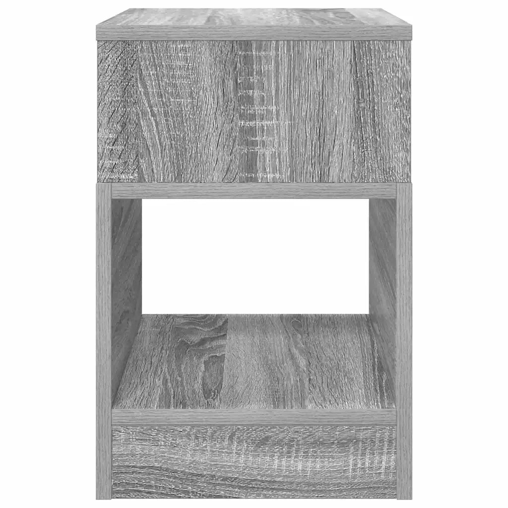 Tavolino Grigio Sonoma 30,5 x 30 x 45 cm Legno multistrato