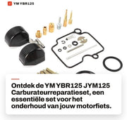 Set di riparazione carburatore Alta affidabilità - Set di sincronizzazione carburatore - Attrezzatura di regolazione carburatore - Materiale duraturo - Facile da installare - Produzione professionale