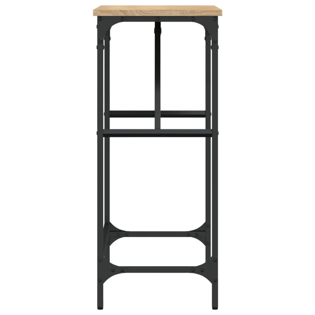 Tavolino Consolle | Tavolo d'Ingresso Rovere Sonoma 75x32x75cm in Legno Multistrato