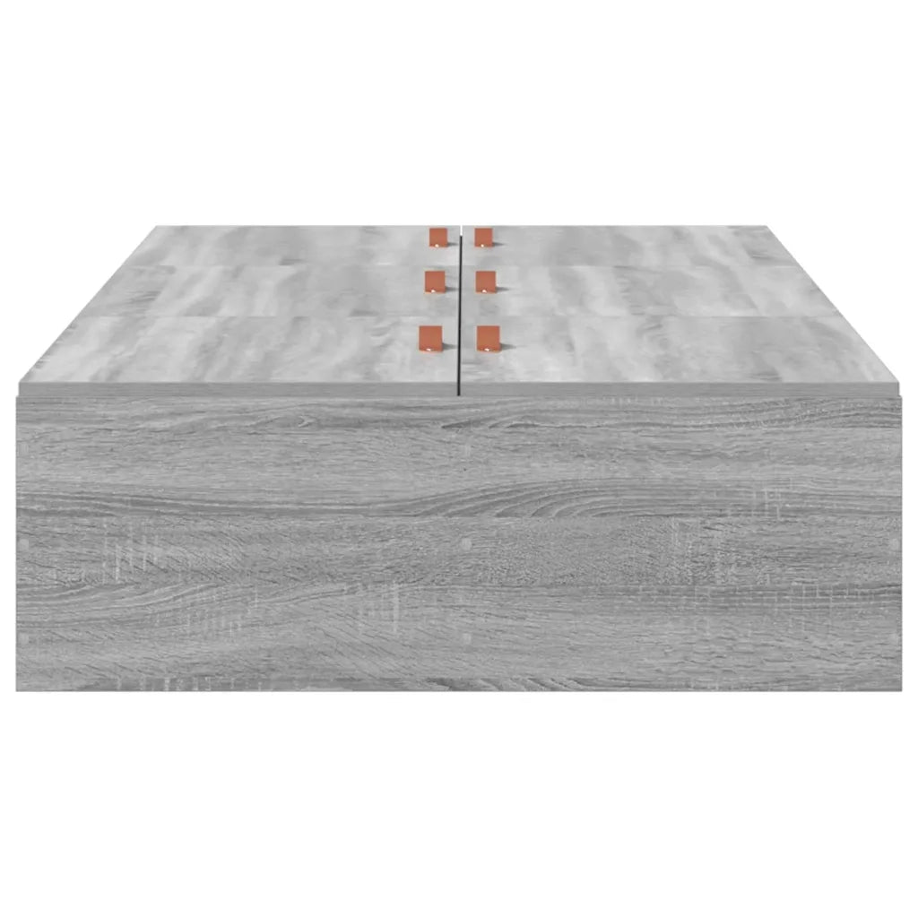 Struttura letto con contenitore Grigio Sonoma 100 x 200 cm 3335354