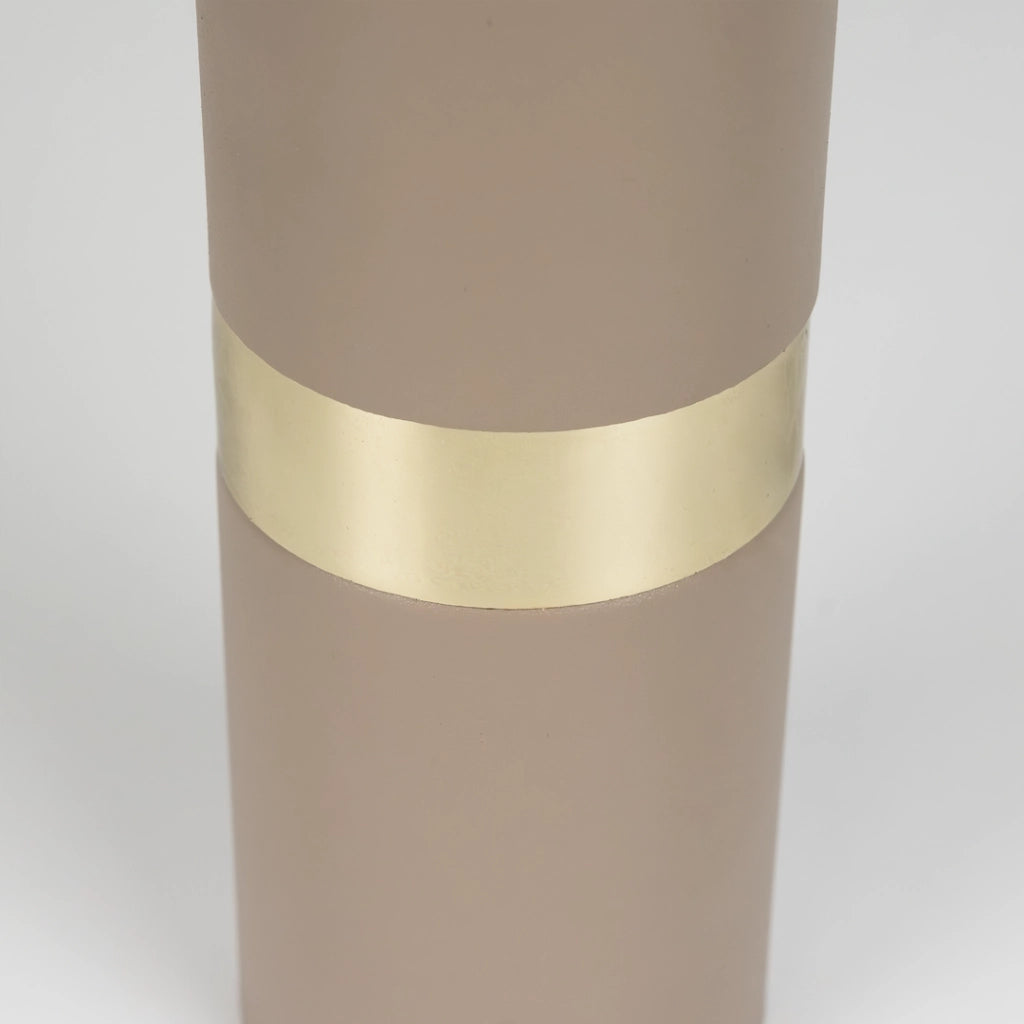 Lampada a sospensione tubo cashmere oro GU10 Milagro