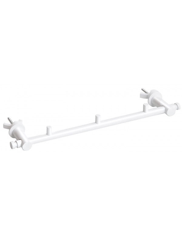 RAWELL 3 ganci gancio bianco per radiatore 35,5x4x9 cm