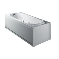 Vasca rettangolare 170x70 con idromassaggio e pannello serie itaca