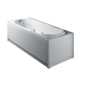 Vasca rettangolare 170x70 con idromassaggio e pannello serie itaca
