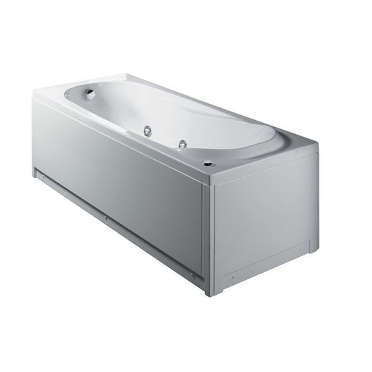 Vasca rettangolare 170x70 con idromassaggio e pannello serie itaca
