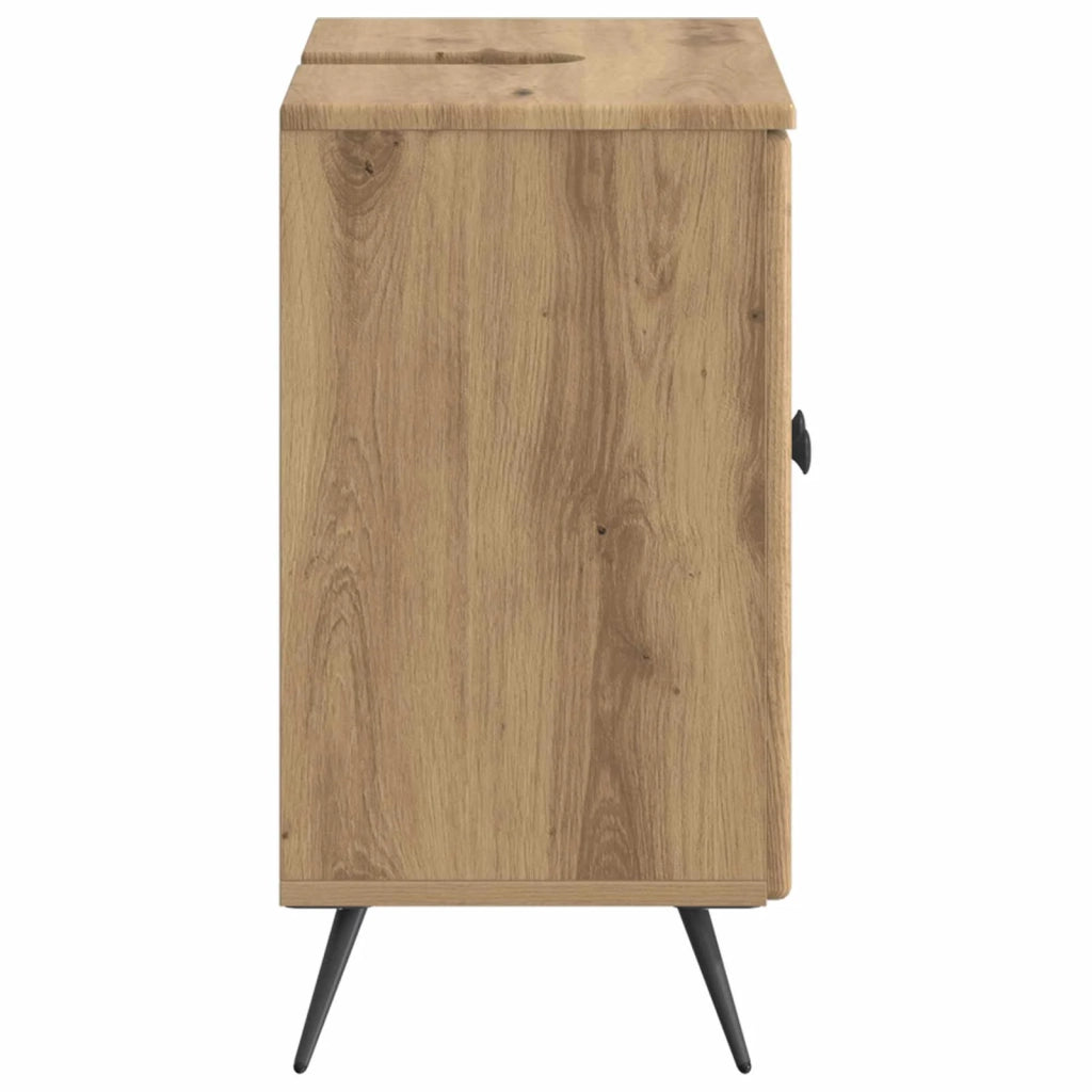 Armadio per Lavabo da Bagno BREDA Rovere Artigianale 897454