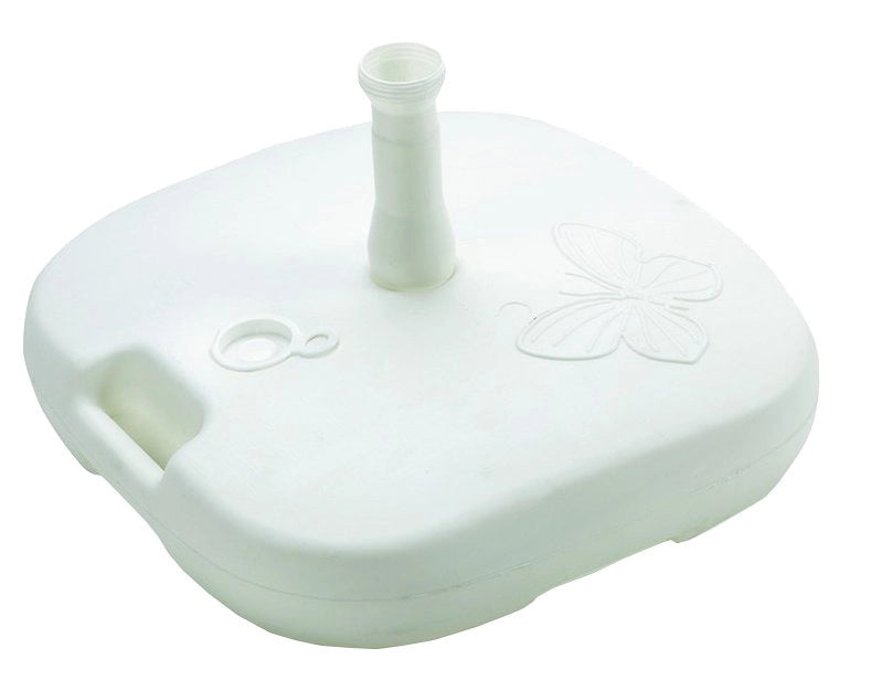 BASE PER OMBRELLONE cm 44x44x12h - Col. Bianco - PRO GARDEN