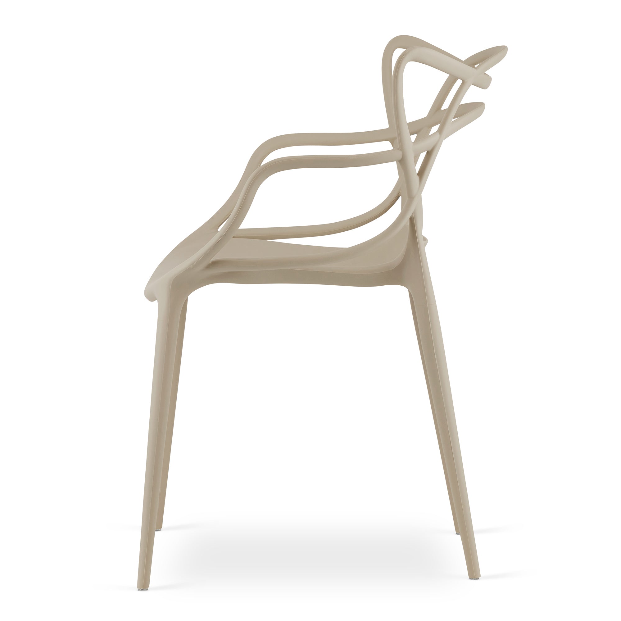 Sedia VALORA KATO - Design ergonomico moderno in beige x 2