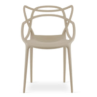 Sedia VALORA KATO - Design ergonomico moderno in beige x 2