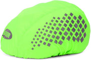 Set di 2 caschi per bicicletta impermeabili, caschi per bicicletta riflettenti, con spille regolabili, cappuccioli in tessuto, caschi per bicicletta da pioggia, adatti per bambini e adulti, alta visibilità, Fluorescerente Verde 4.