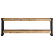 Mobile Porta TV 120x30x40 cm in Legno di Mango Grezzo 320679