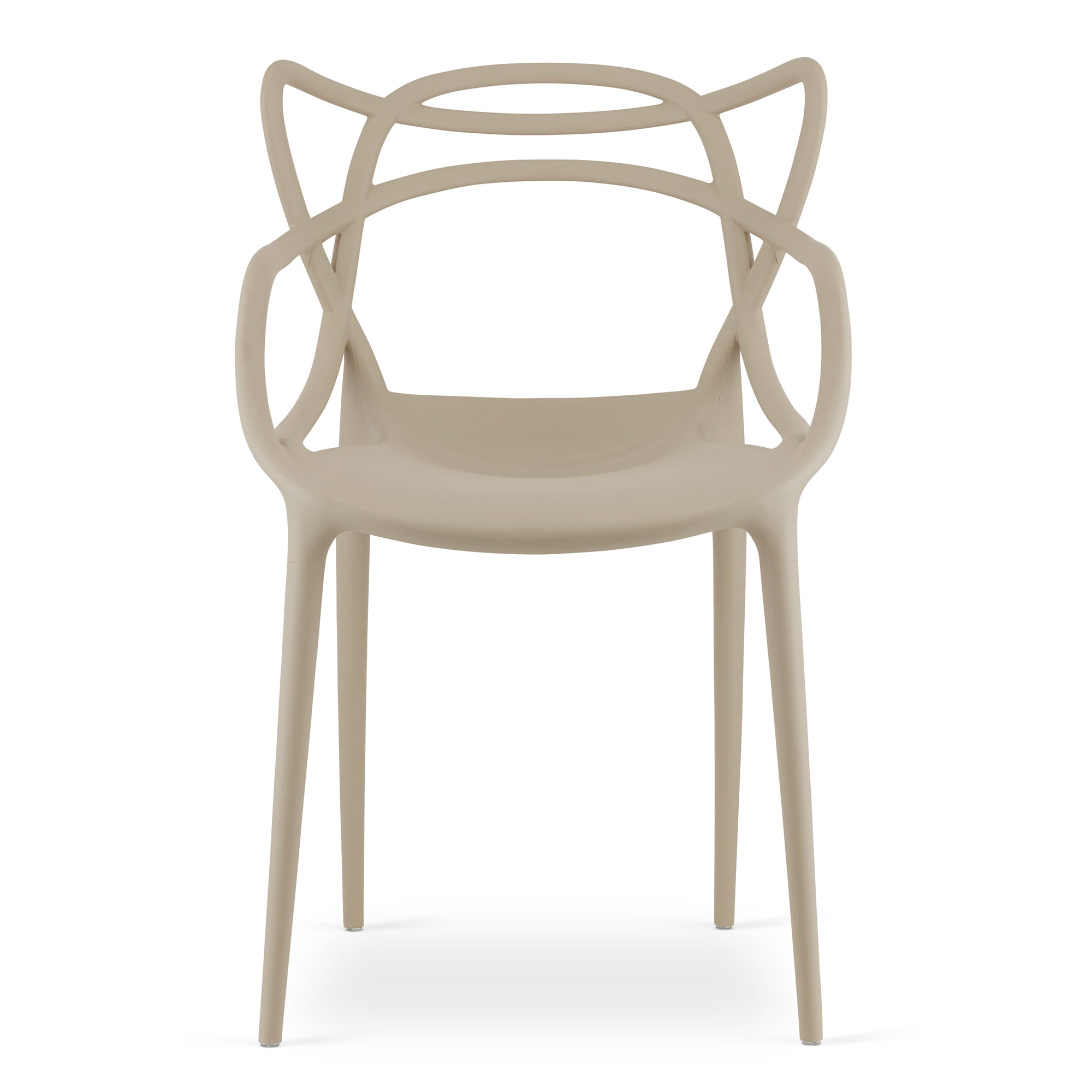 Sedia VALORA KATO - Design ergonomico moderno in beige x 4