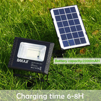 Faro LED 10W Pannello Solare Luce Esterno Alta Luminosita 200 lm + Telecomando