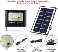 Faro LED 10W Pannello Solare Luce Esterno Alta Luminosita 200 lm + Telecomando