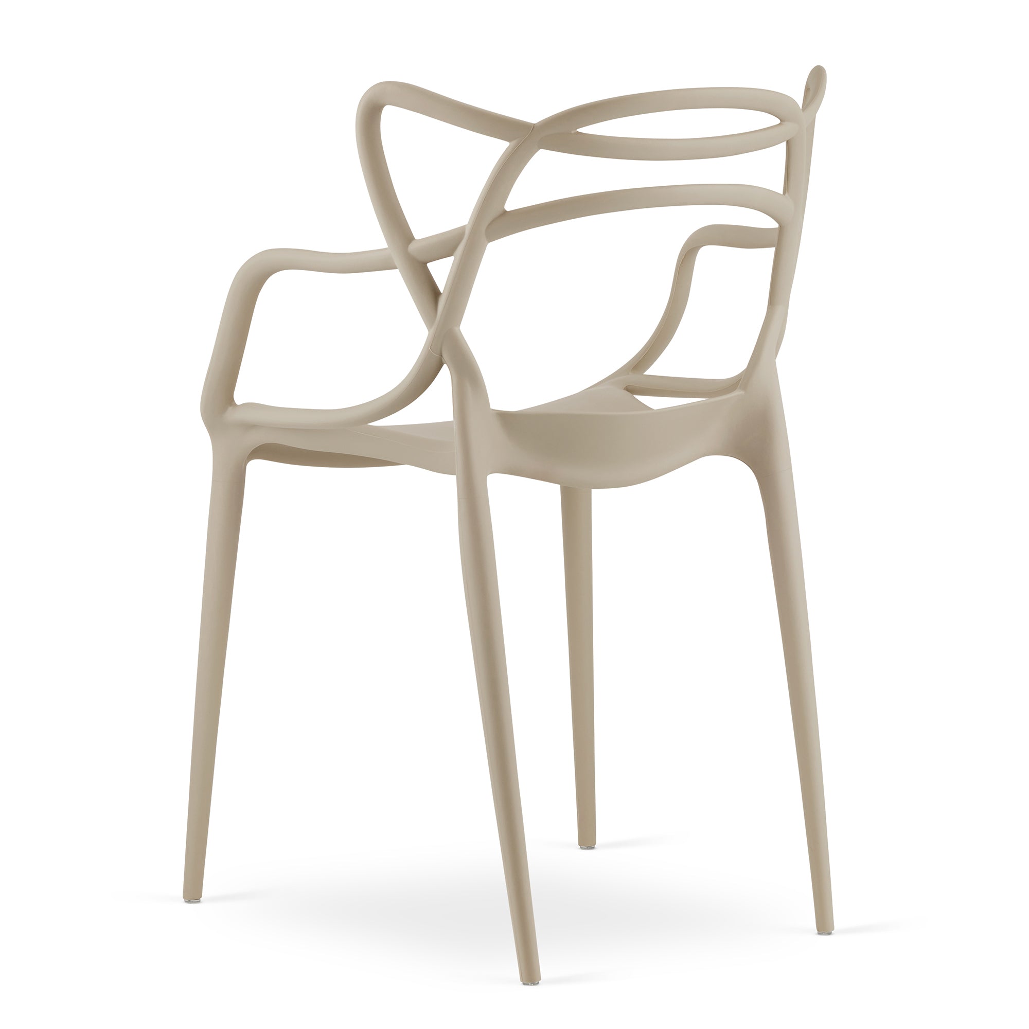 Sedia VALORA KATO - Design ergonomico moderno in beige x 4