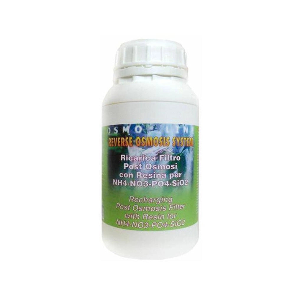 Aquili Removal A - resina anti nitrati,fosfati,silicati per filtri post-osmosi Formato: 1000 ml