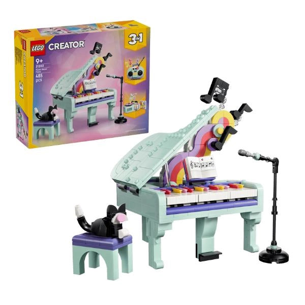 Pianoforte decorativo con gatto - 31392